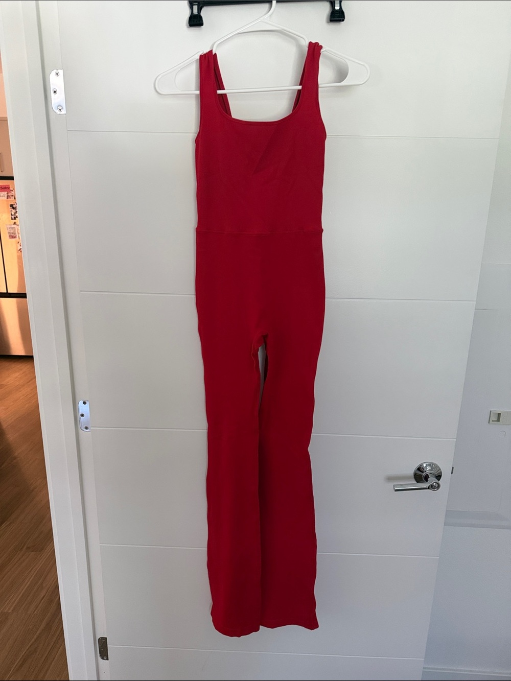 SET Active Ribbed Red Jumpsuit - Picture 4 of 6